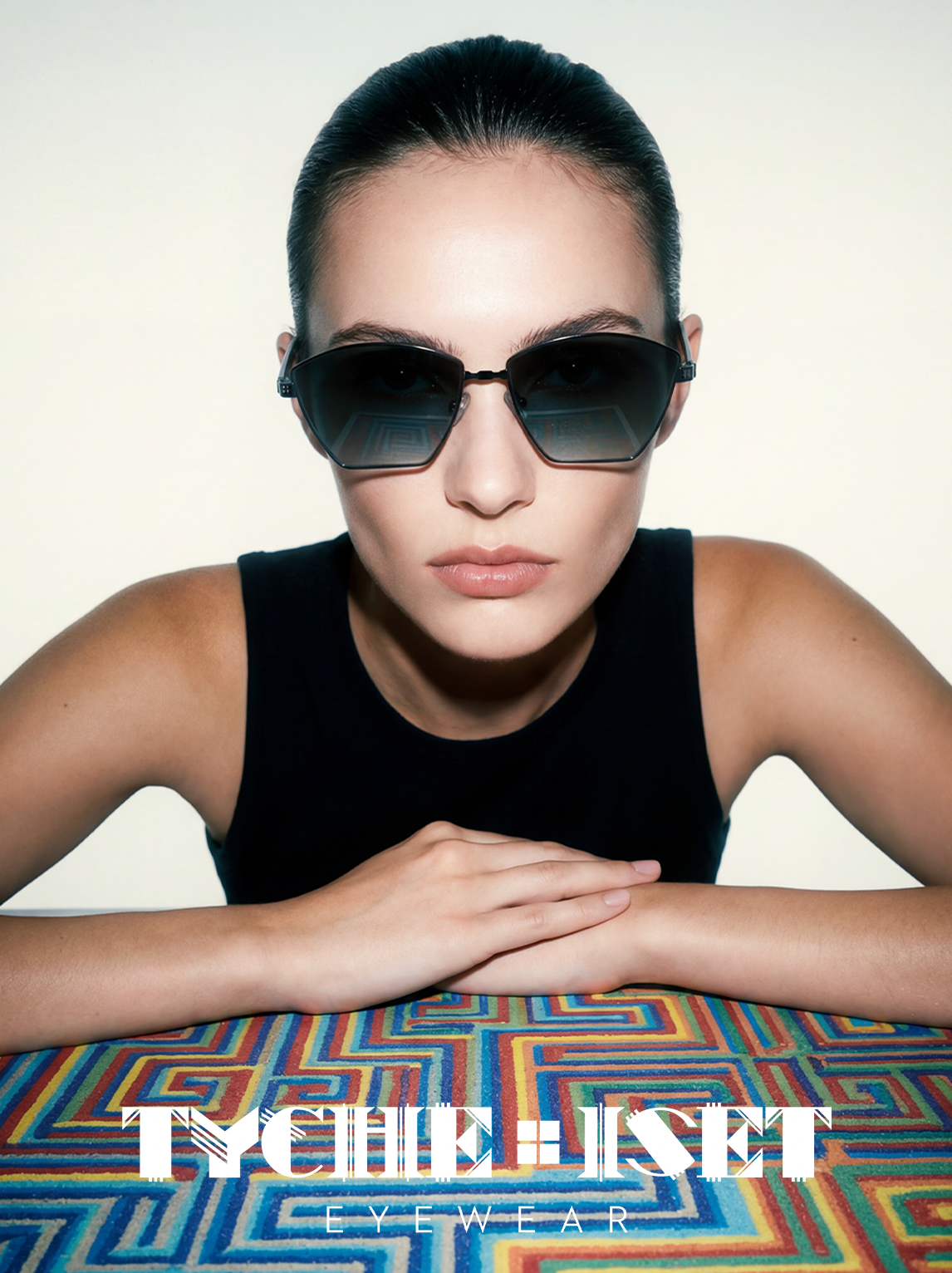 Lightweight titanium glasses, strong titanium sunglasses, sunglasses & optical, luxury eyewear, mazzucchelli italian acetate, made in japan, mythology, eyewear designer, woman owned small business, summer accessories, chic style, celebrity style, aviator glasses, d-frame eyewear, cat eye sunglasses, art deco, geometric art, black glasses