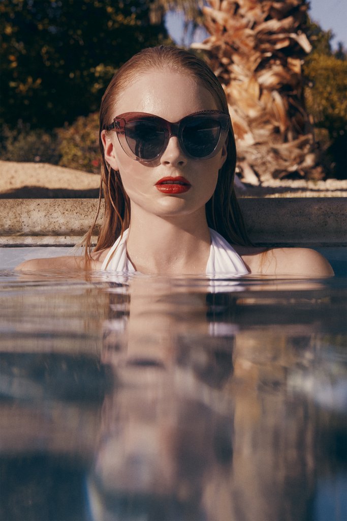 Pink sunglasses, Magenta Glasses, Oversized Cat Eye Sunglasses, Sunglasses Face Shape Guide, Eyewear Style Guide, Independent Eyewear, Woman-Owned Business, Geometric Eyewear, Blue Sunglasses, Mythology, Accessories, Accessible Luxury, Los Angeles, Art Deco Inspired, Luxury, Celebrity Style