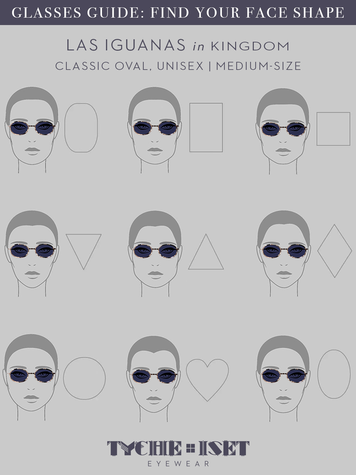 face shape guide, sunglasses face shape guide, black glasses, oversized sunglasses, woman-owned business, designer eyewear, luxury sunglasses, cat eye glasses, celebrity style, round glasses, oval sunglasses, blue sunglasses, gold glasses, retro style