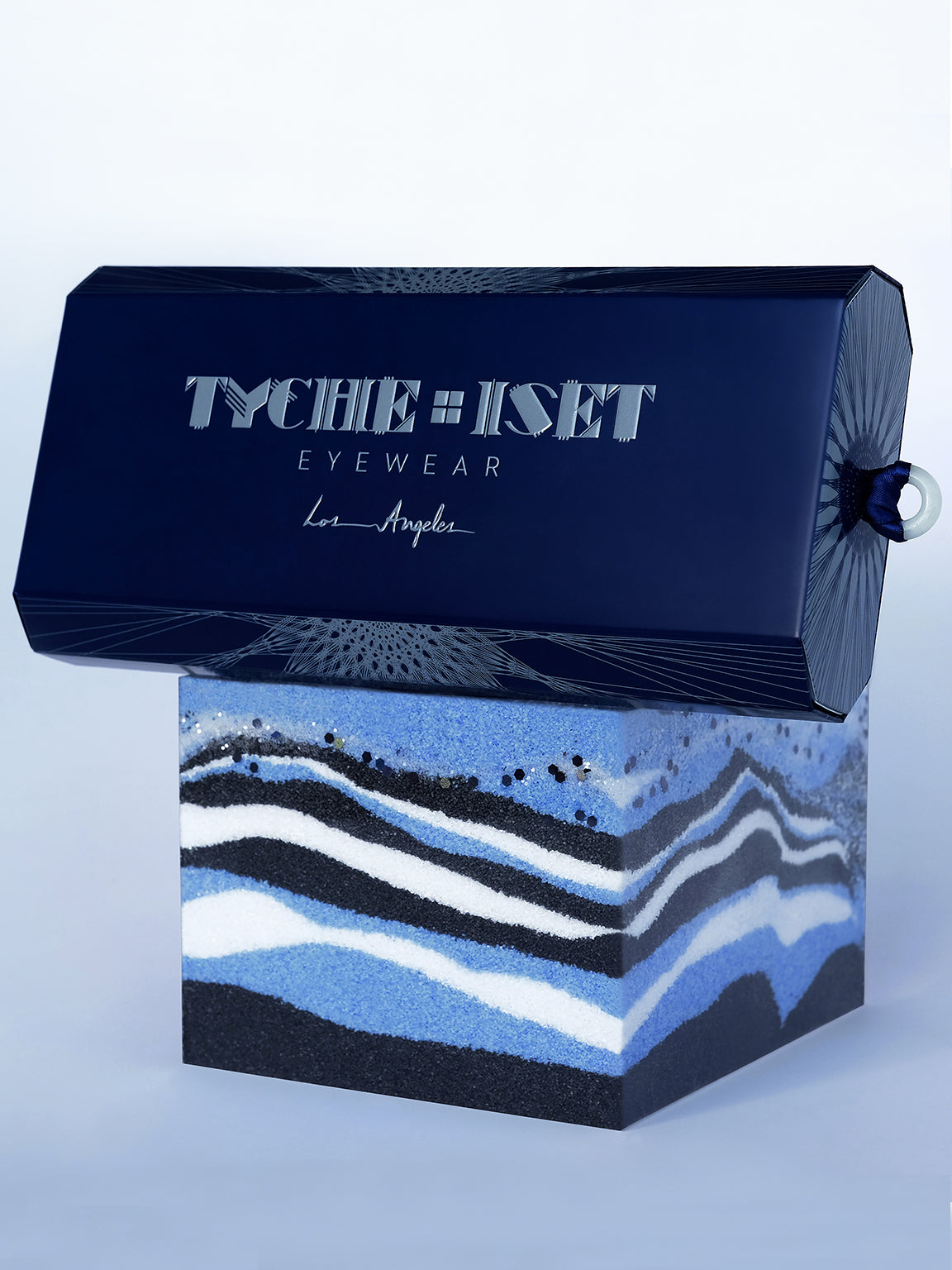 AUTHENTIC GEMSTONES: PERIDOT, RUBY, AQUAMARINE, SAPPHIRE, OR DIAMONDS | D-FRAME TITANIUM GLASSES + BROWN GRADIENT LENS