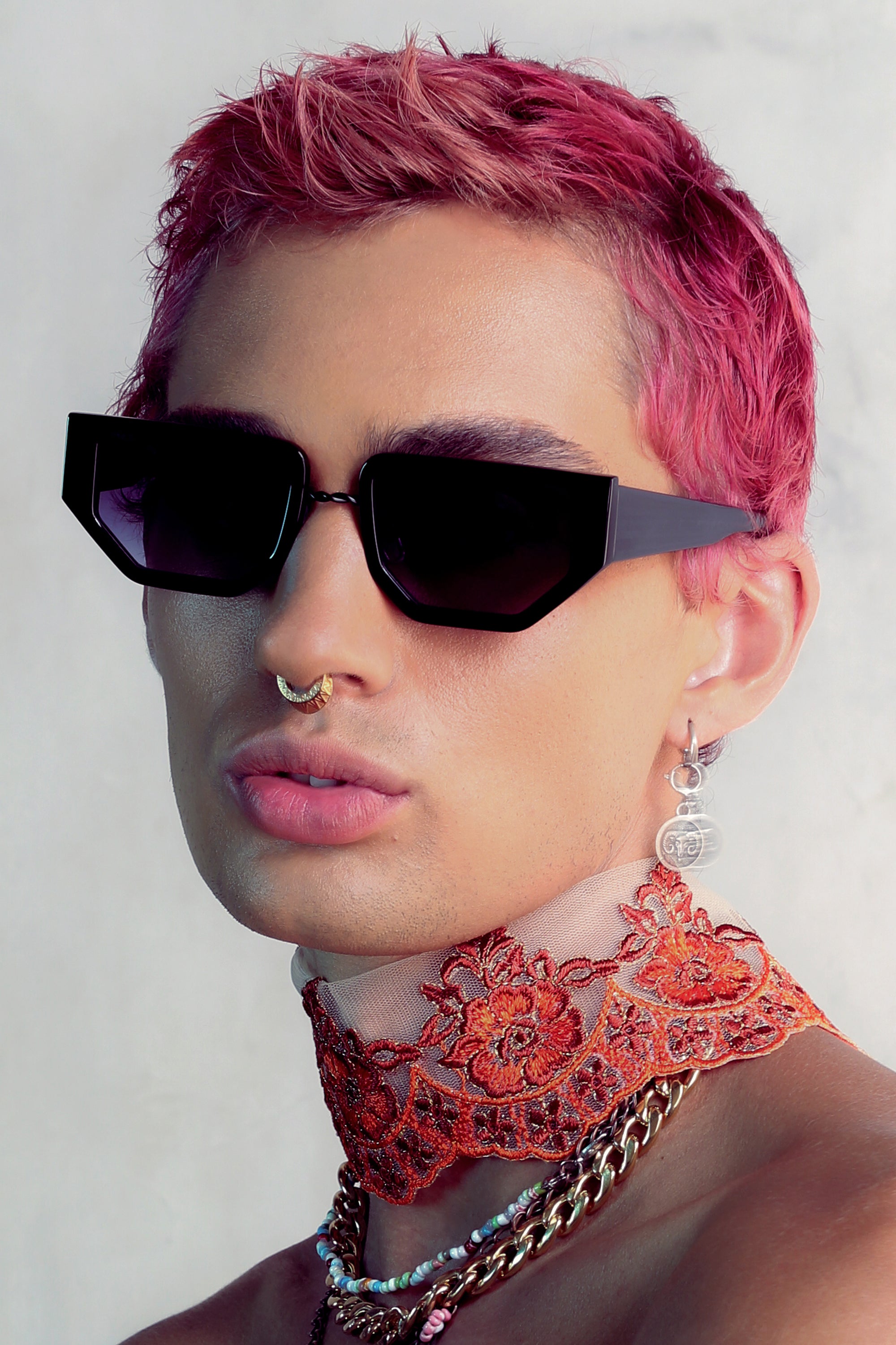 D-Frame eyewear, square frame sunglasses, BLACK FUTURISTIC MODERN UNISEX SUNGLASSES, MATTE BLACK METAL DETAILS. DARK BLUE LENS. ART DECO DESIGN, LIMITED EDITION. DESIGNER EYEWEAR, LUXURY SUNGLASSES. CELEBRITY SUNGLASSES. FEMALE ENTREPRENEUR. Sunglasses for Women, Sunglasses for Men, Unisex Sunglasses, mens sunglasses, womens sunglasses, glasses