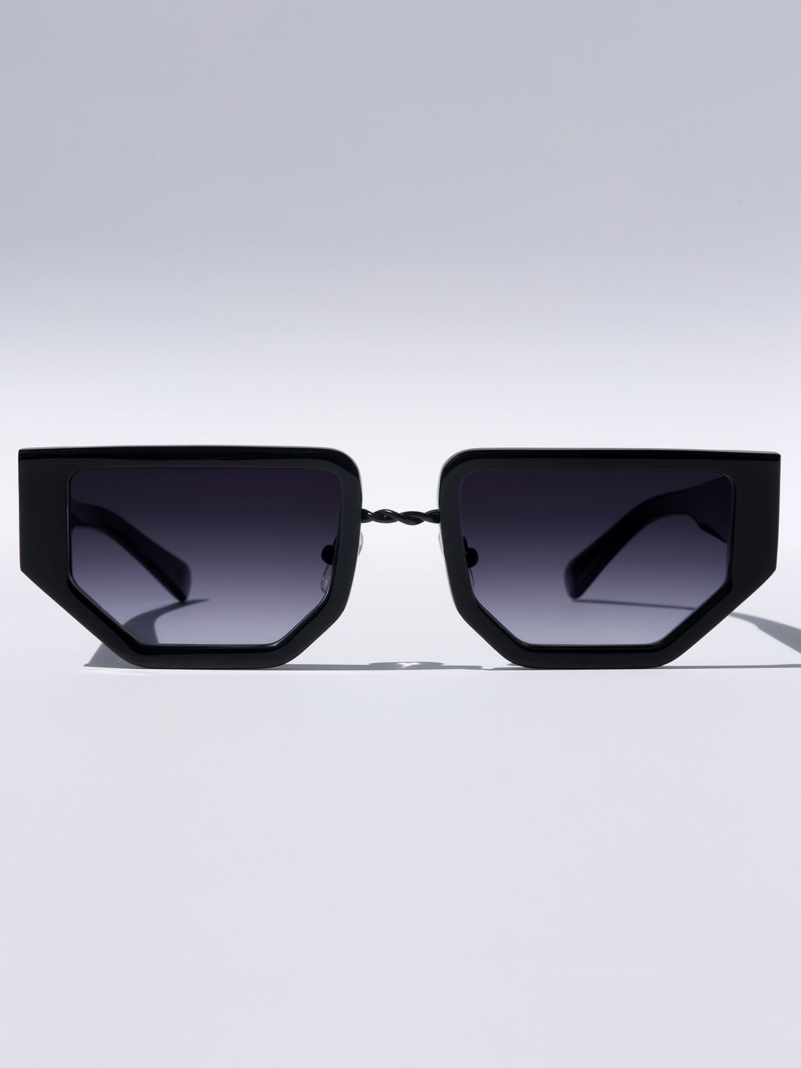 D-Frame eyewear, square frame sunglasses, BLACK FUTURISTIC MODERN UNISEX SUNGLASSES, MATTE BLACK METAL DETAILS. DARK BLUE LENS. ART DECO DESIGN, LIMITED EDITION. DESIGNER EYEWEAR, LUXURY SUNGLASSES. CELEBRITY SUNGLASSES. FEMALE ENTREPRENEUR. Sunglasses for Women, Sunglasses for Men, Unisex Sunglasses, mens sunglasses, womens sunglasses, glasses